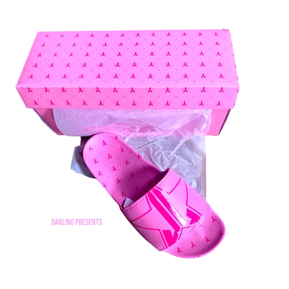 Jeffree Star Pool Slides Unisex Color Pink Women Size 14